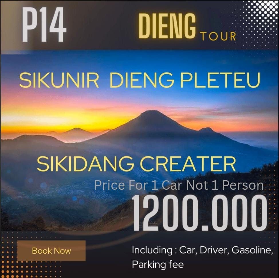 Dieng Pleteu Tour (€67) 